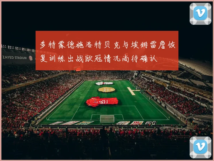 多特蒙德施洛特贝克与埃姆雷詹恢复训练出战欧冠情况尚待确认